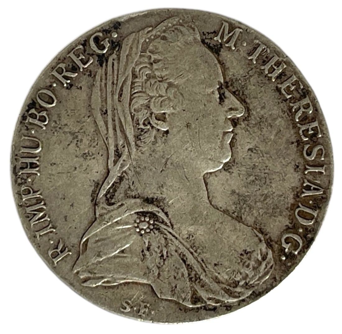 Austrian Silver Coin Dated 1780 of Maria Theresa Thaler (1 of 2)