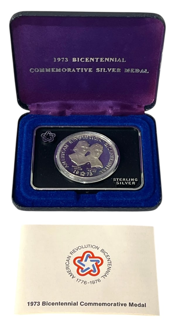 1973 American Revolution Bicentennial Sterling Silver | Commemorative Medal (1 of 3)