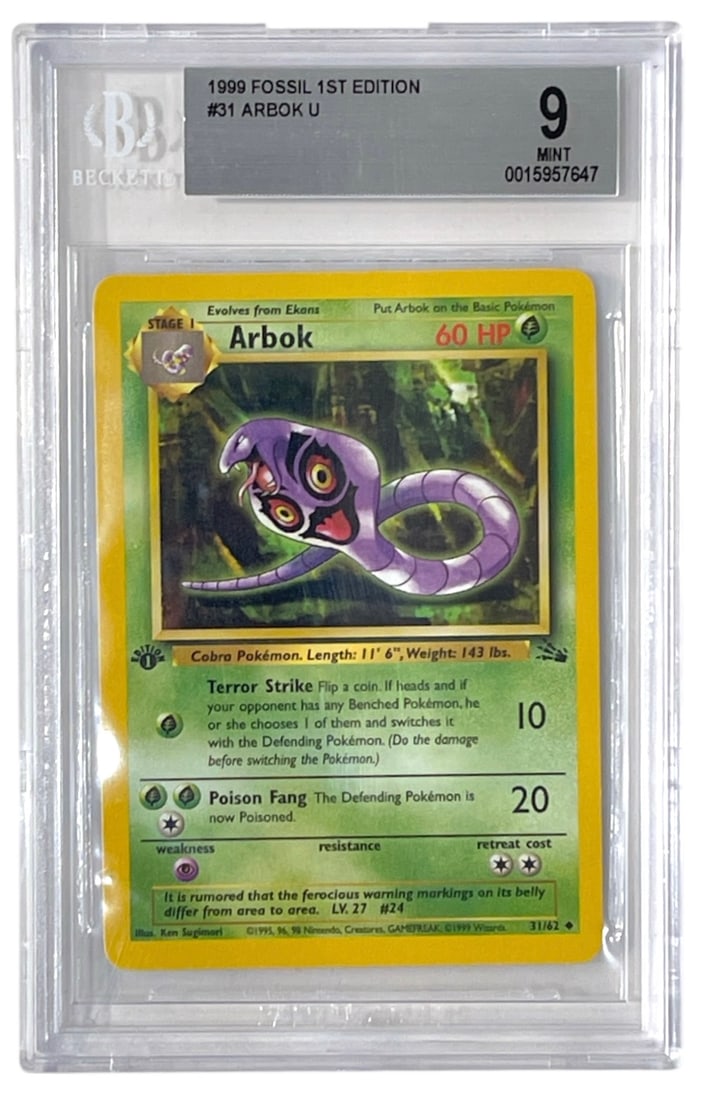 1999 Fossil 1st Edition | No. 31 | Graded 9: 1999 Fossil 1st Edition | No. 31 | Graded 9