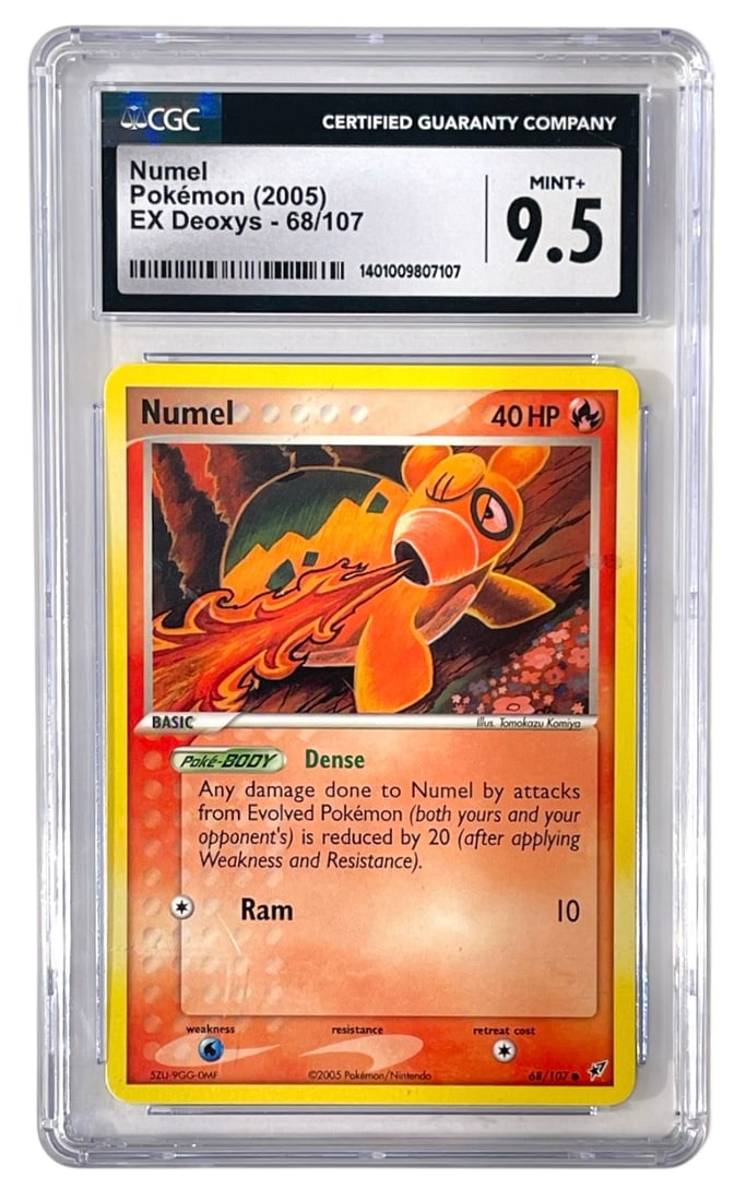 2005 Numel | Pokemon EX Deoxys | Graded 9.5: 2005 Numel | Pokemon EX Deoxys | Graded 9.5