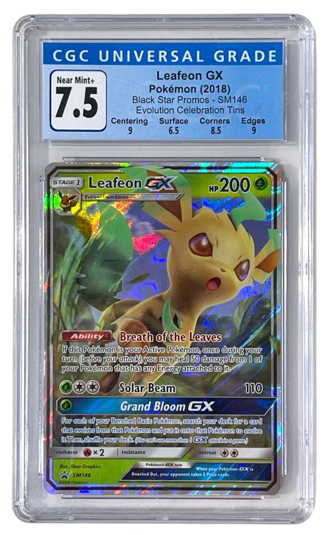 2018 Leafeon GX | Pokemon Evolution | Graded 7.5 (1 of 2)