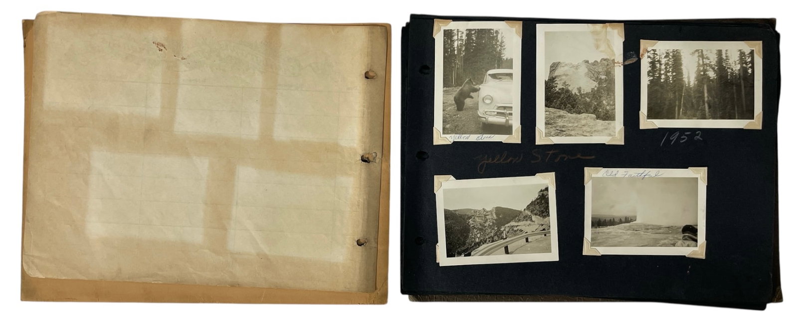 Vintage Photo Album with Photos: Vintage Photo Album with Photos