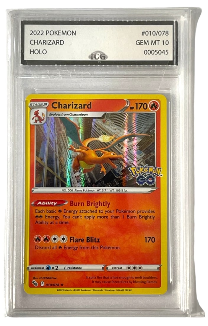 2022 Charizard HOLO | Pokemon Trading Card | Graded 10 (1 of 2)