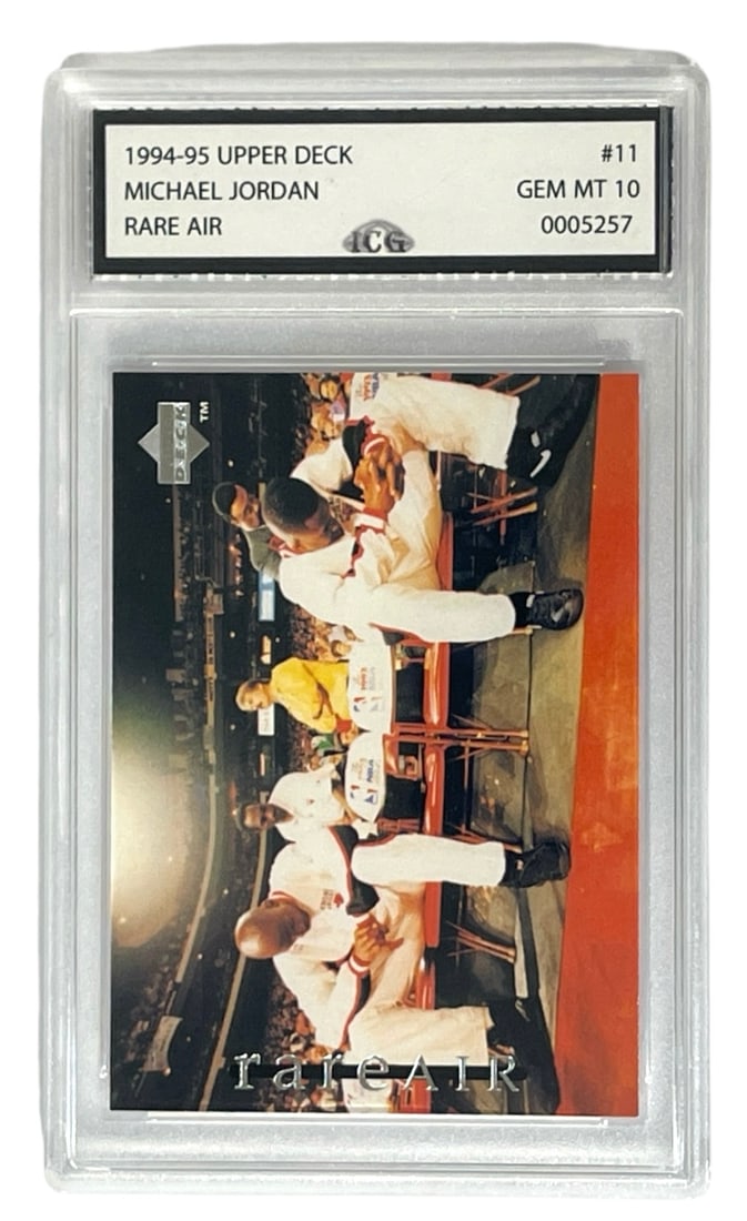 1994 to 95 Upper Deck Michael Jordan | No. 11 | Graded 10: 1994 to 95 Upper Deck Michael Jordan | No. 11 | Graded 10