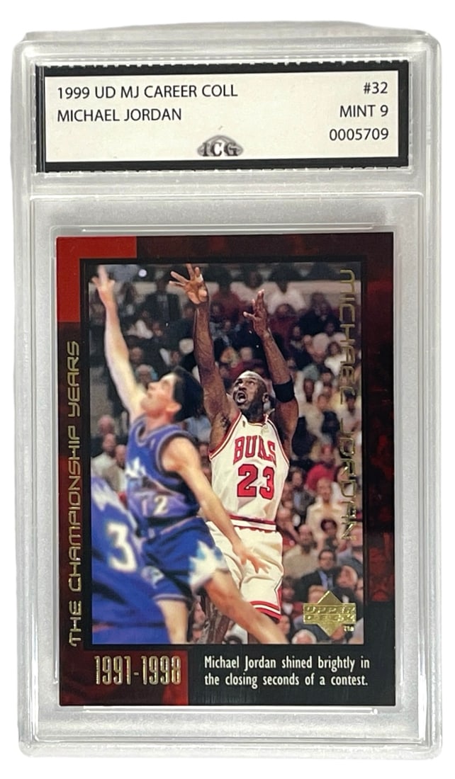 1999 Michael Jordan Trading Card | No. 32 | Graded 9 (1 of 2)