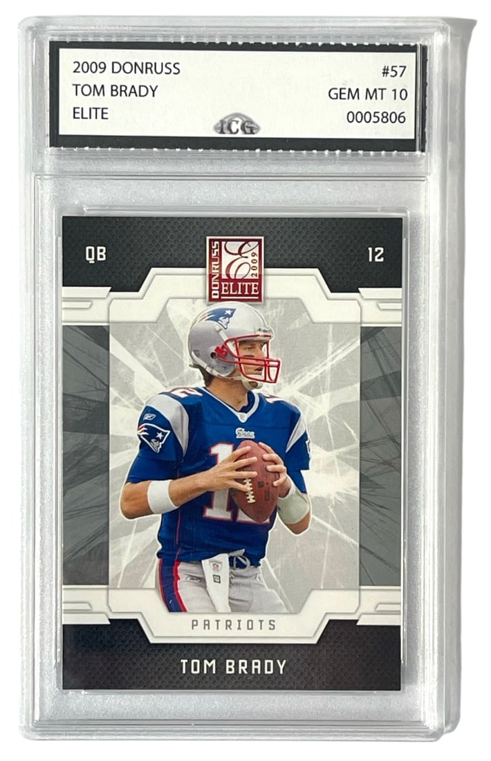 2009 Donruss Tom Brady Elite | No. 57 | Graded 10 (1 of 2)