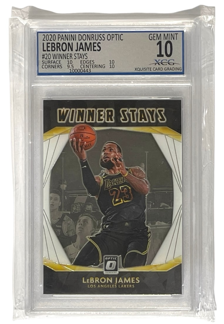 2020 Panini Donruss Optic | Lebron James | No. 20 | Graded 10 (1 of 2)