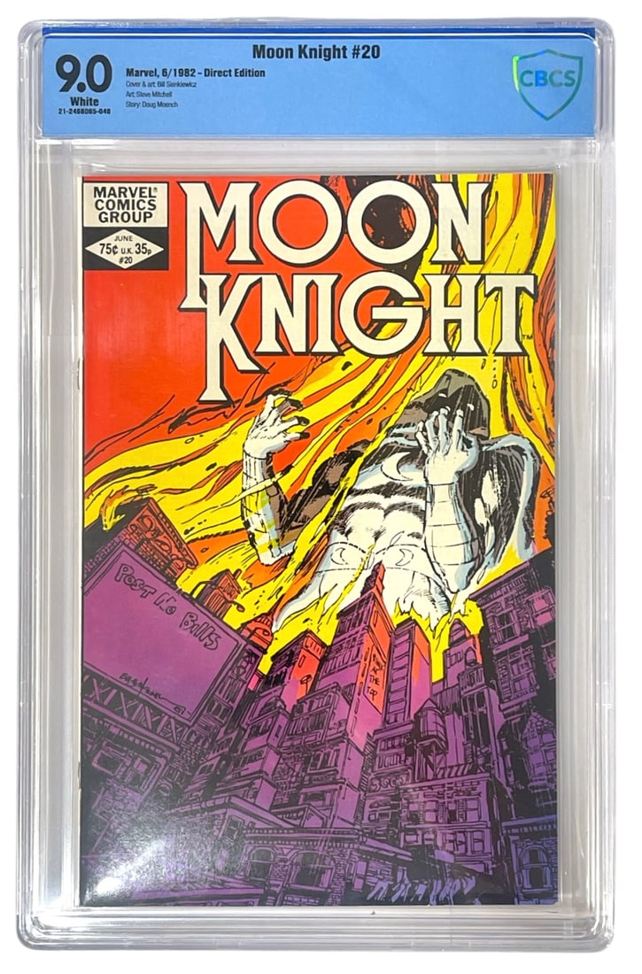 Marvels Comic Moon Knight | No. 20 | Graded 9.0 (1 of 2)