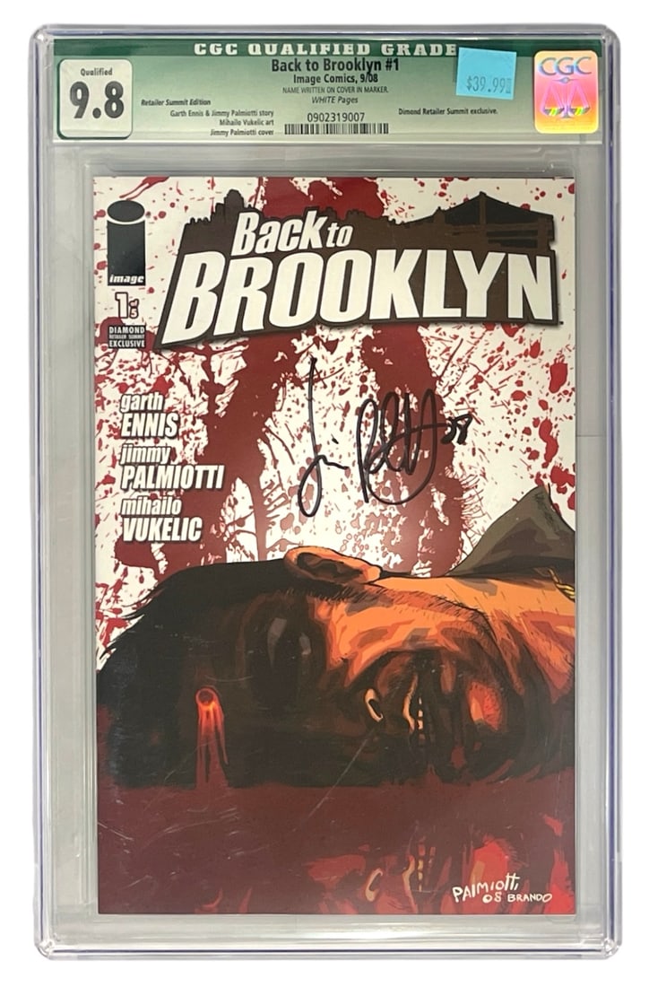 Signed Image Comics Back to Brooklyn | No. 1 | Graded 9.8: Signed Image Comics Back to Brooklyn | No. 1 | Graded 9.8