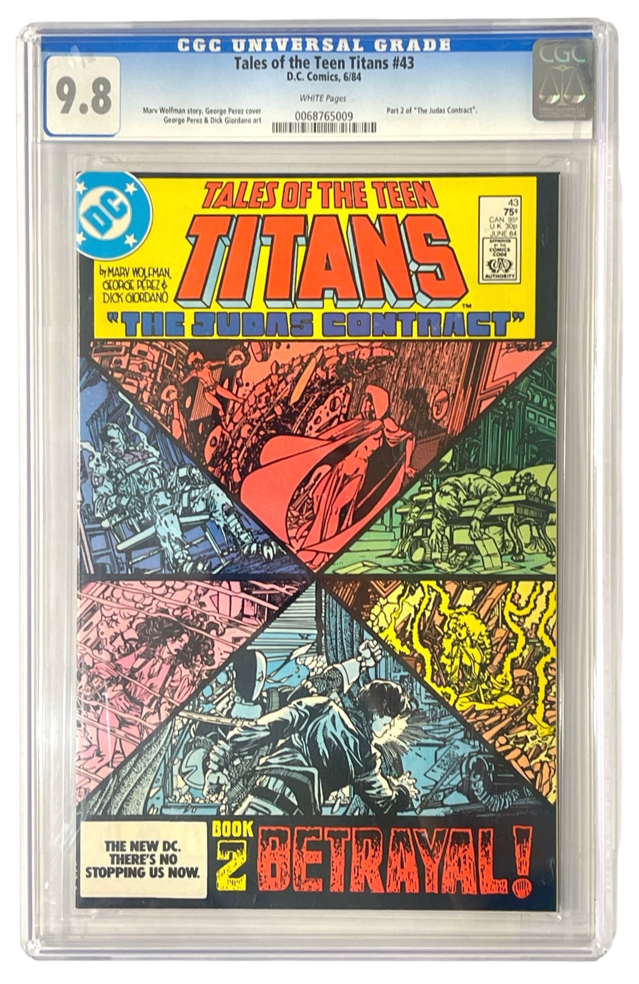 DC Comics Tales of the Teen Titans | No. 43 | Graded 9.8: DC Comics Tales of the Teen Titans | No. 43 | Graded 9.8