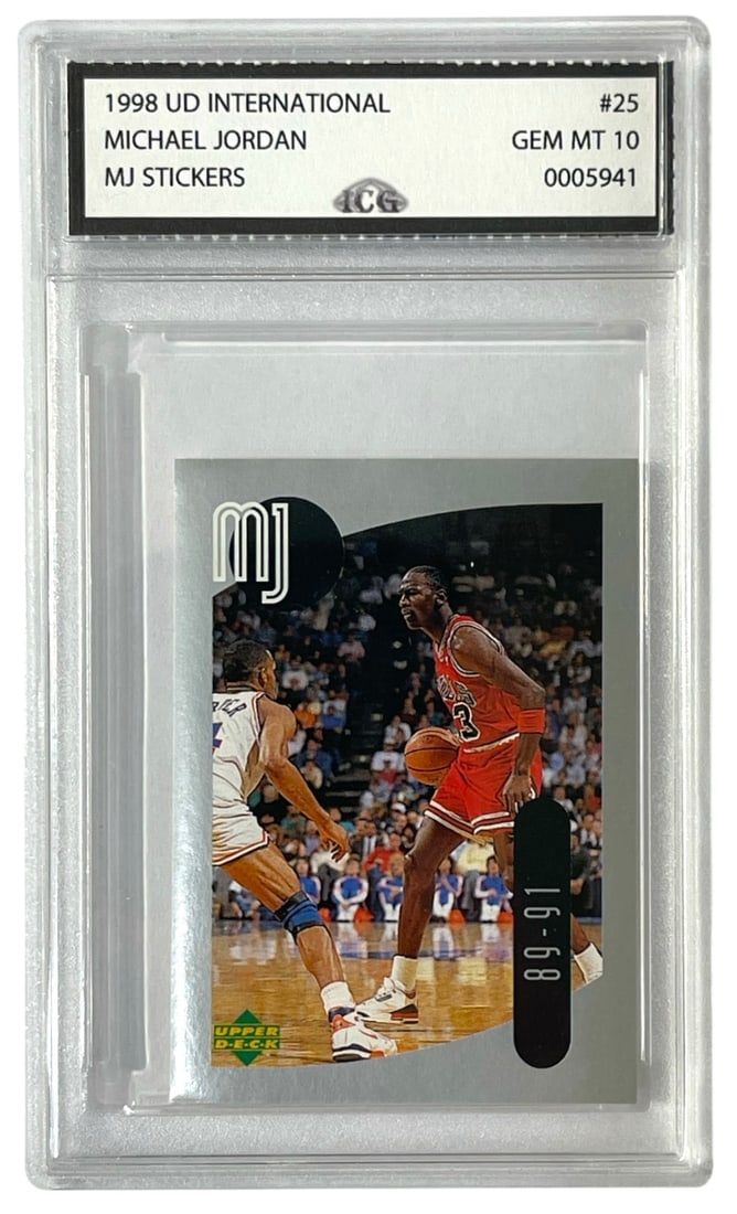 1998 UD International Michael Jordan Collectors Card | No. 25 | Graded 10 (1 of 2)
