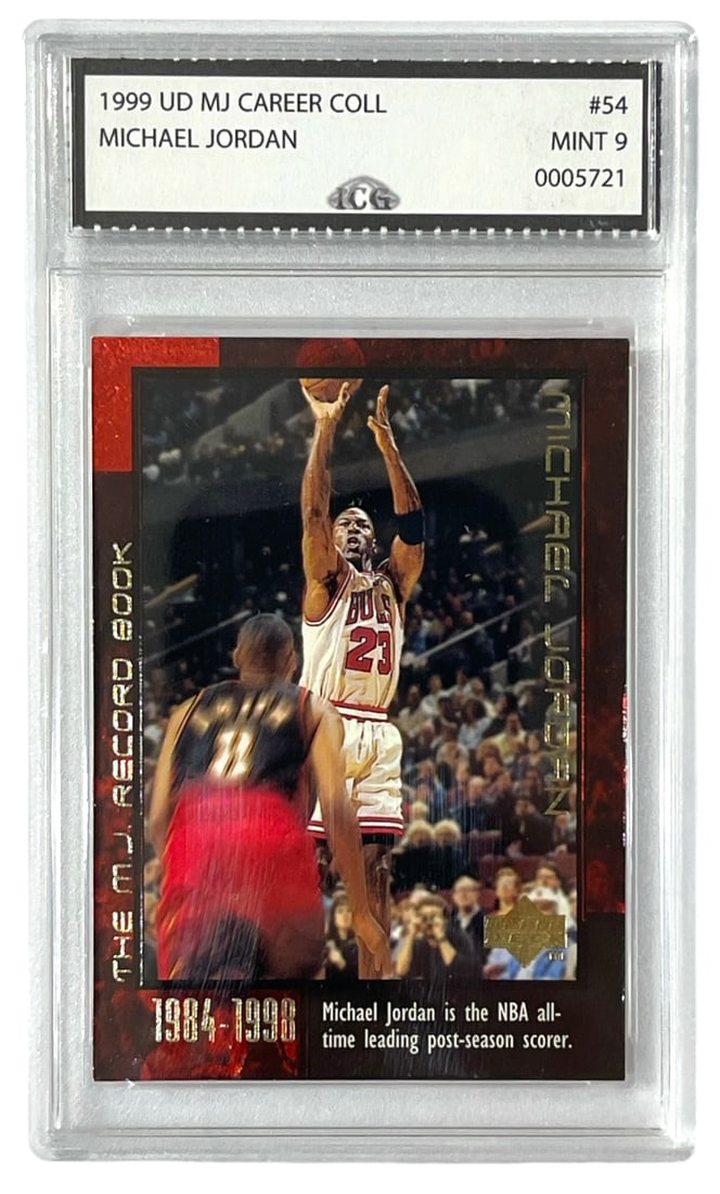 1999 UD Michael Jordan Collectors Card | No. 54 | Graded 9 (1 of 2)
