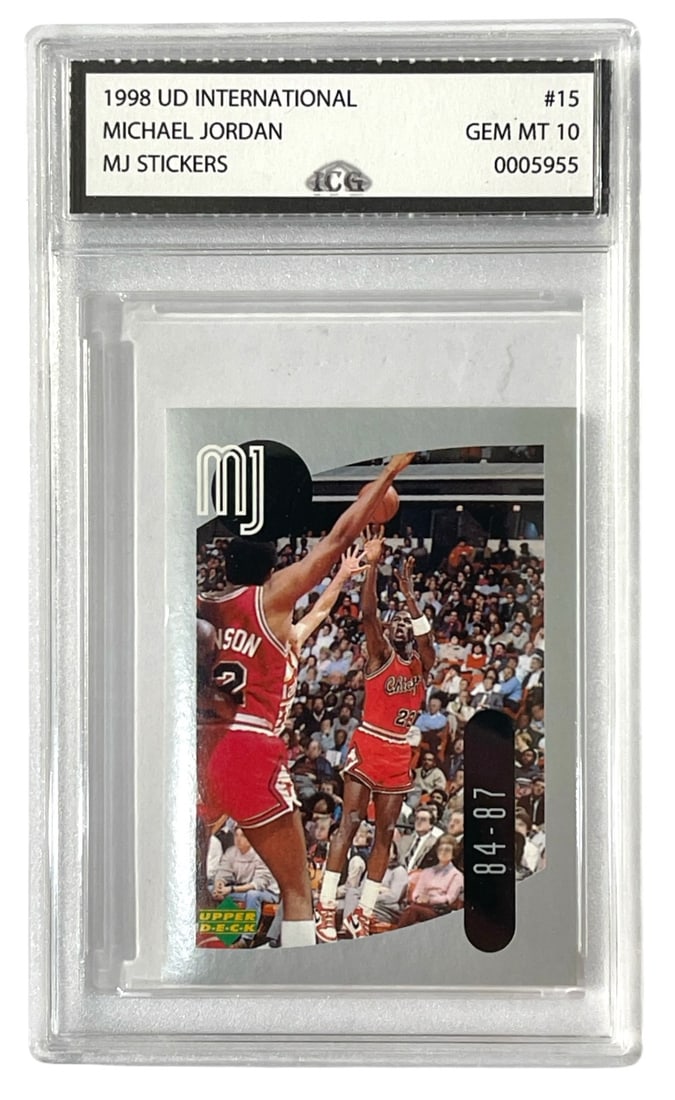 1998 UD International Michael Jordan Collectors Card | No. 15 | Graded 10 (1 of 2)