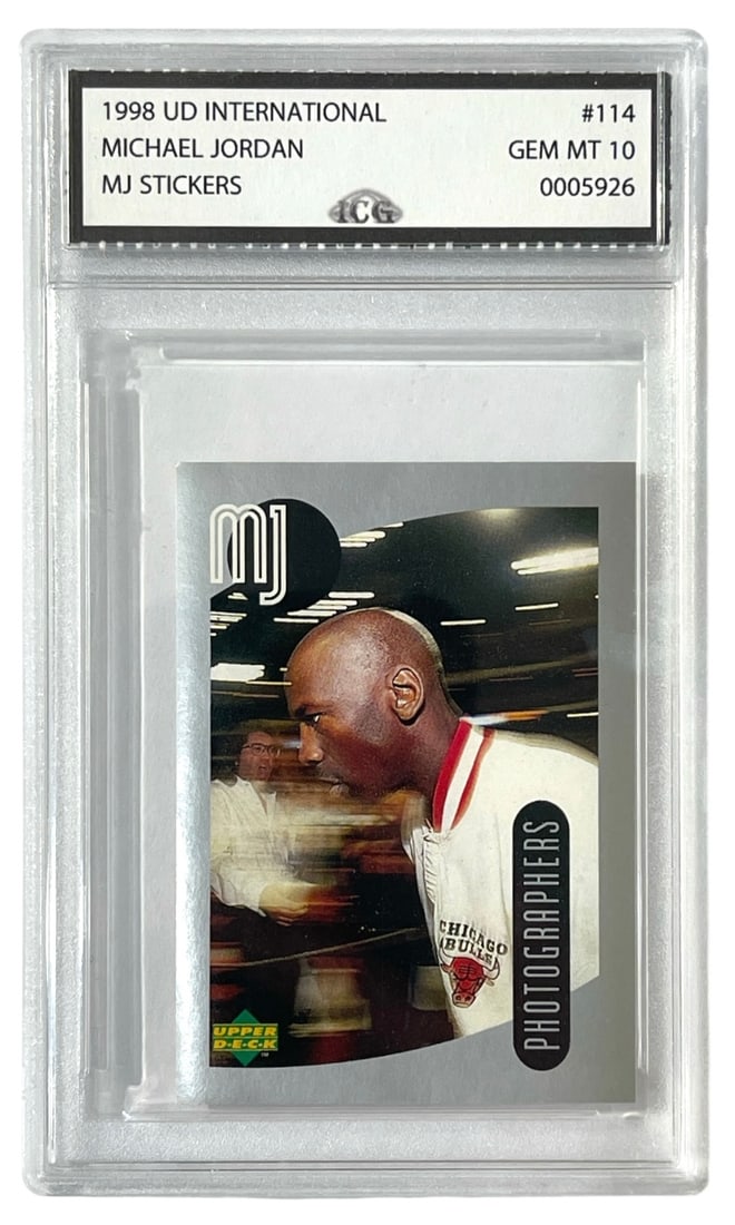 1998 UD International Michael Jordan Collectors Card | No. 114 | Graded 10 (1 of 2)