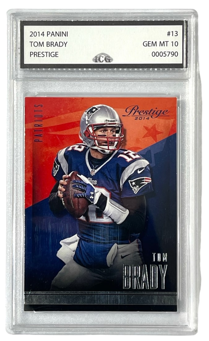 2014 Panini Tom Brady Prestige Collectors Card | No. 13 | Graded 10 (1 of 2)