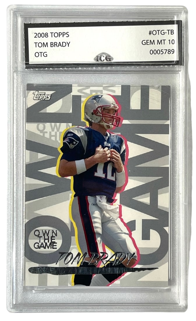 2008 Topps Tom Brady Collectors Card | No. OTG TB | Graded 10 (1 of 2)