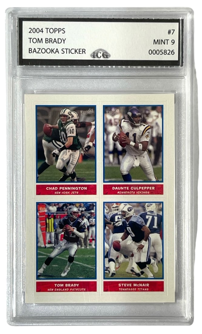 2004 Topps Tom Brady Collectors Card | No. 7 | Graded 9 (1 of 2)