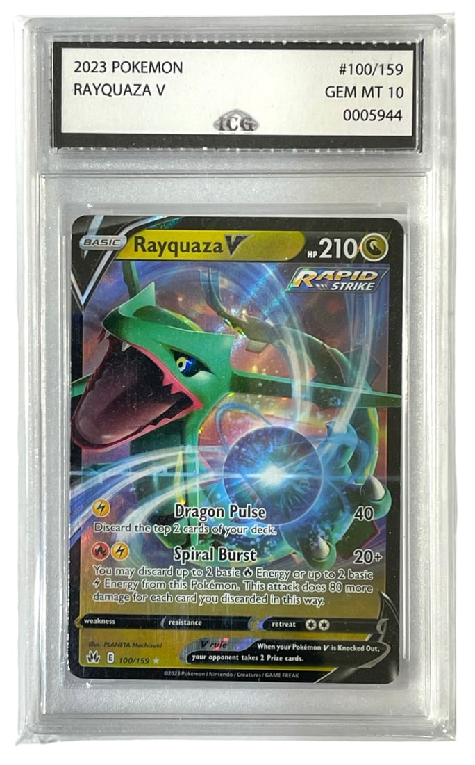 2023 Rayquaza V | Pokemon Trading Card | Graded 10 (1 of 2)