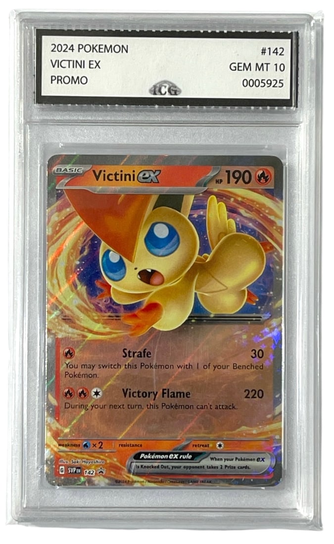 2024 Victini | Pokemon EX Promo Trading Card | Graded 10: 2024 Victini | Pokemon EX Promo Trading Card | Graded 10
