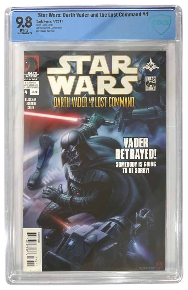 Dark Horse Comics Star War Darth Vader and The Lost Command | No. 4 | Graded 9.8 (1 of 2)