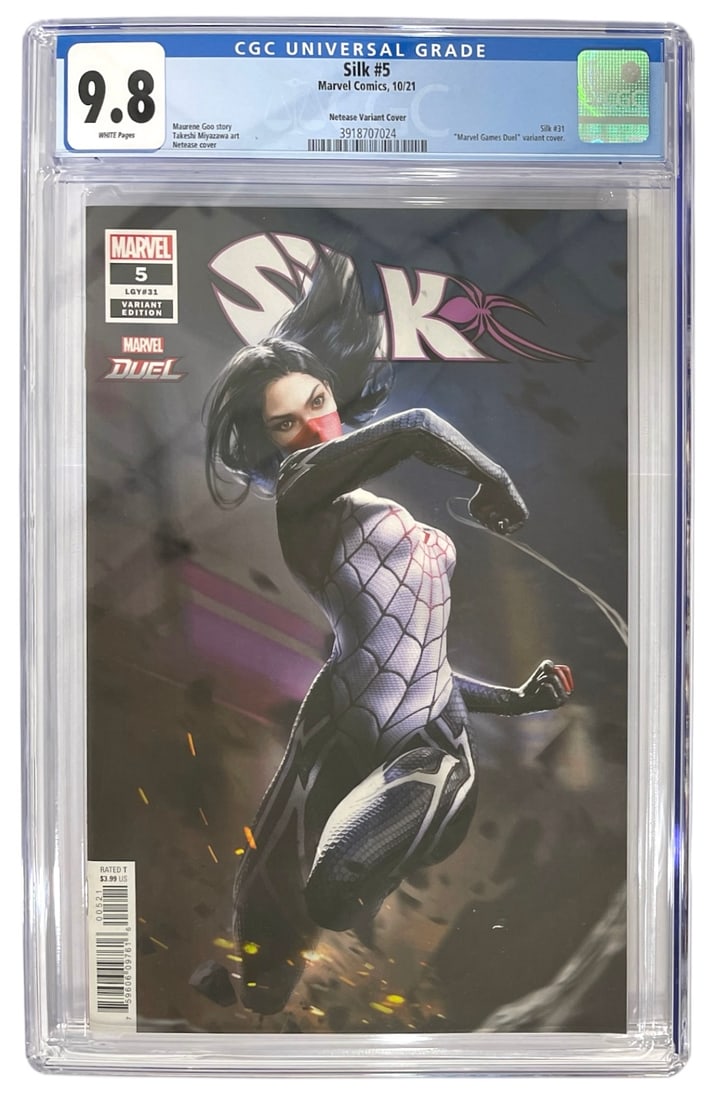 Marvel Comics Silk | No. 5 | Graded 9.8: Marvel Comics Silk | No. 5 | Graded 9.8