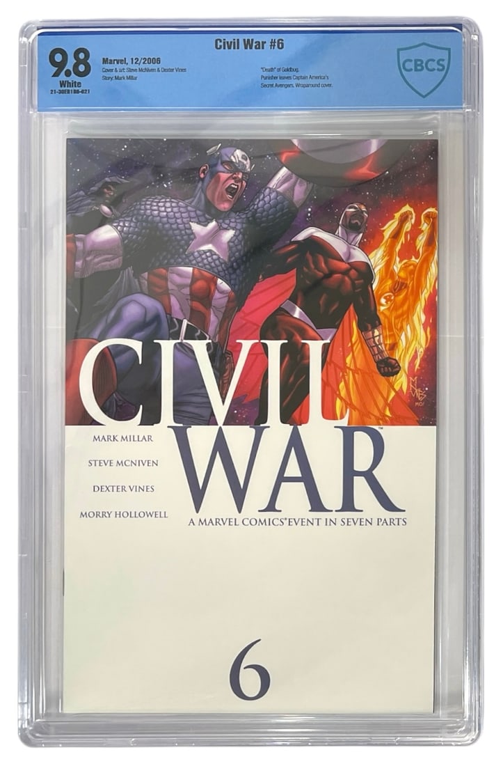 Marvels Comics Civil War | No. 6 | Graded 9.8: Marvels Comics Civil War | No. 6 | Graded 9.8