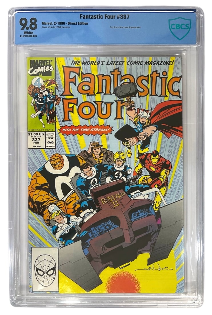 Marvels Comics Fantastic Four | No. 337 | Graded 9.8 (1 of 2)