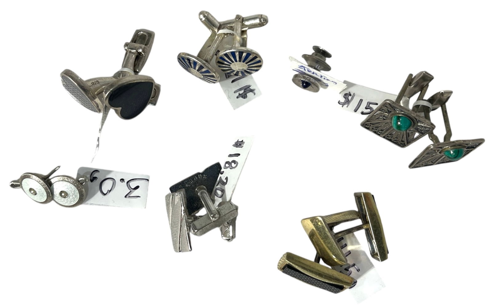 Silver Cufflinks Collection - 2