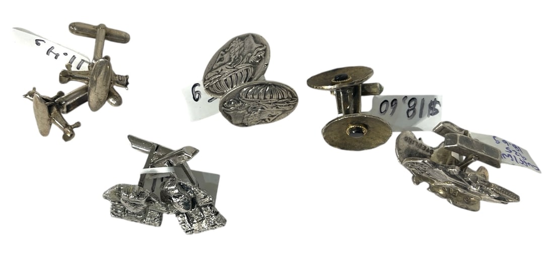 Silver Cufflinks Collection - 2