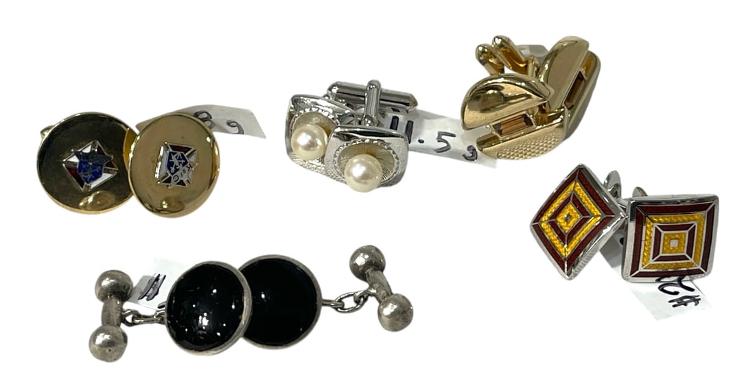 Silver Cufflinks Collection (1 of 2)