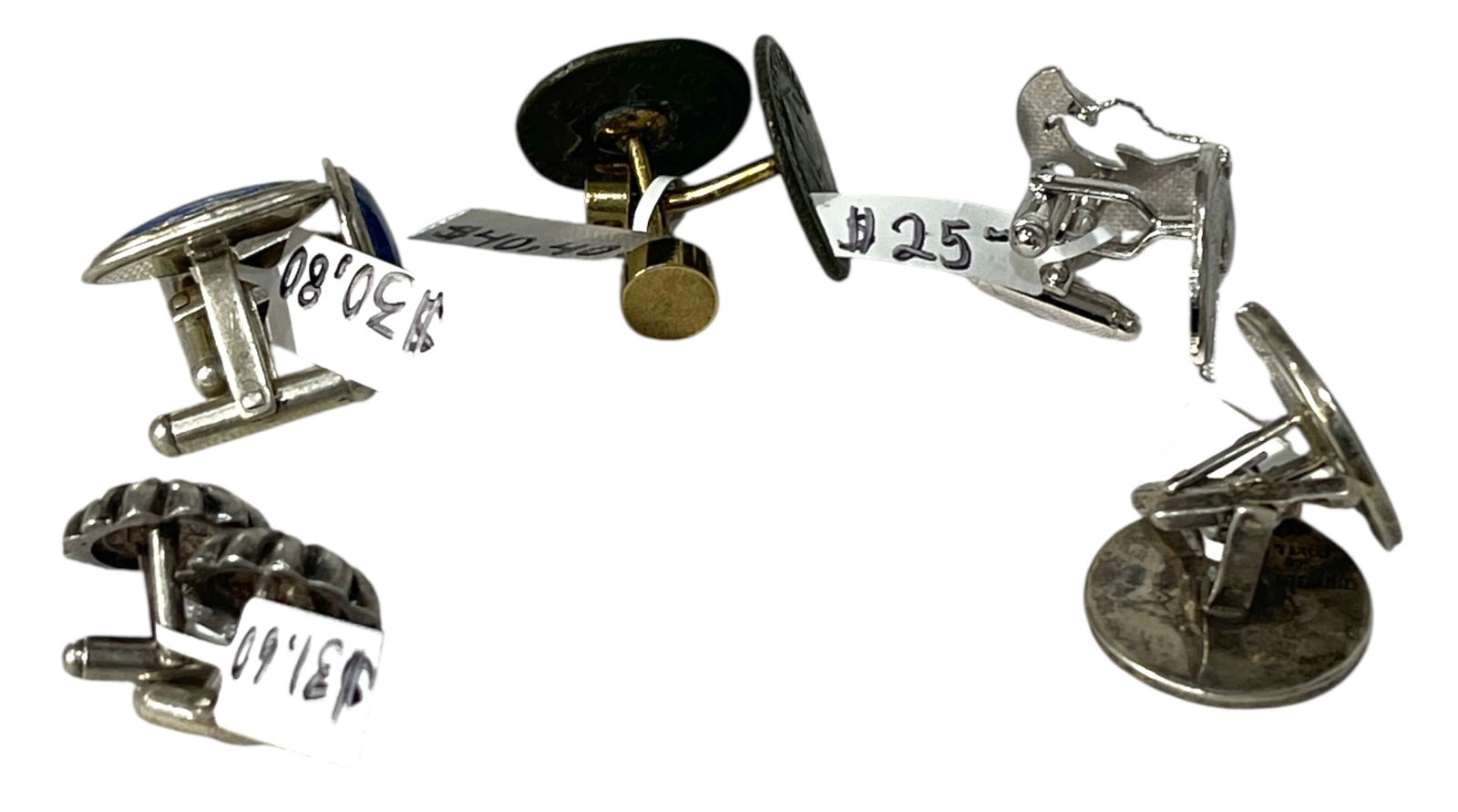 Silver Cufflinks Collection - 2