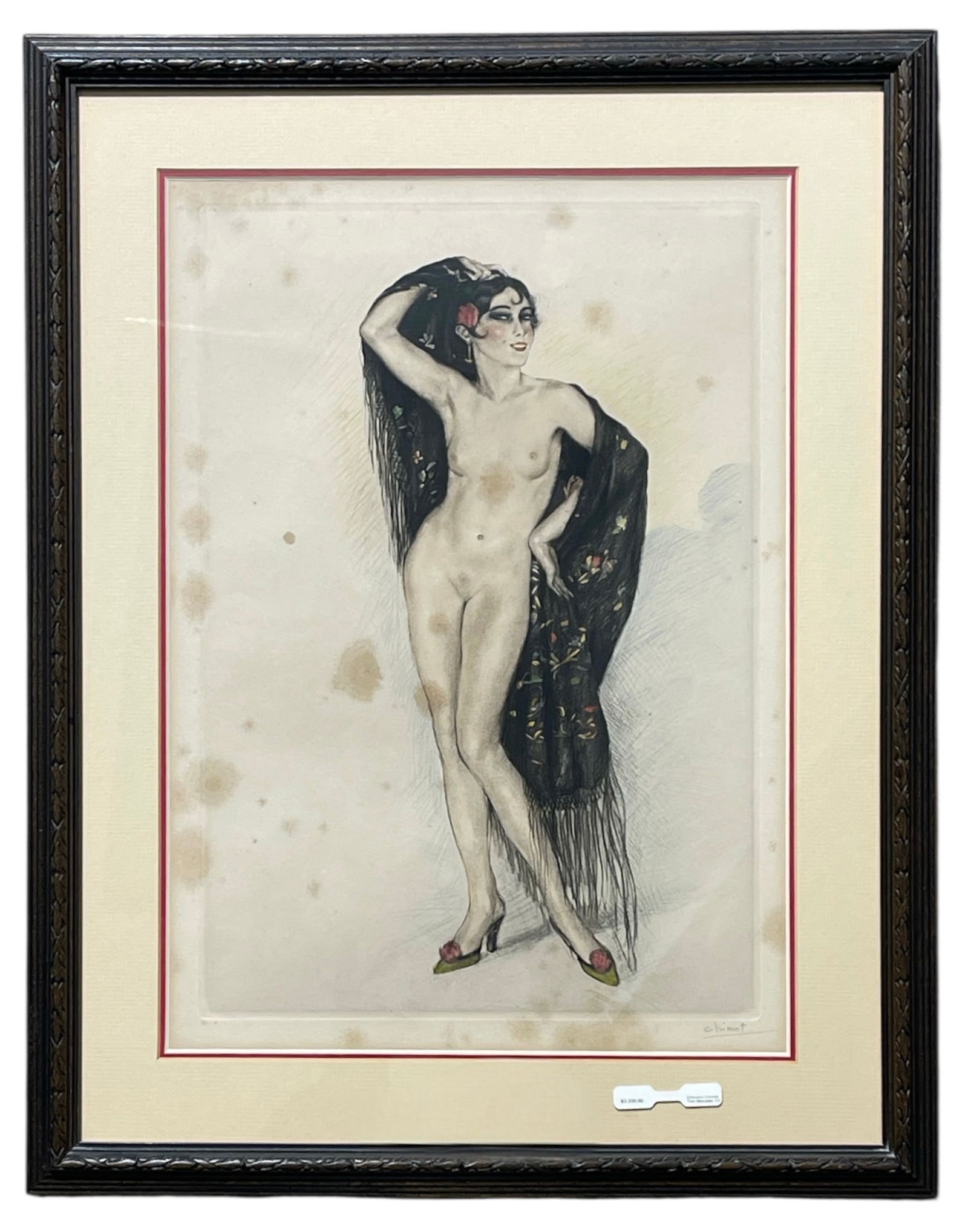 Two Beauties by Edouard Chimot: Two Beauties by Edouard Chimot