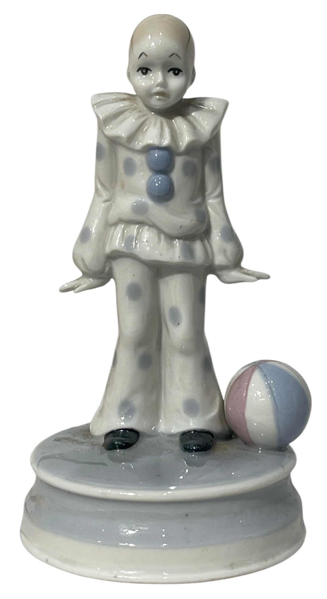 Vintage Porcelain Clown Musical Figurine (1 of 2)