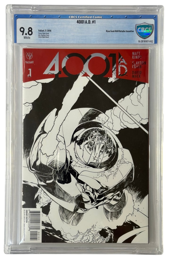 Valiants 4001 AD Comic Book | No. 1 | Graded 9.8: Valiants 4001 AD Comic Book | No. 1 | Graded 9.8