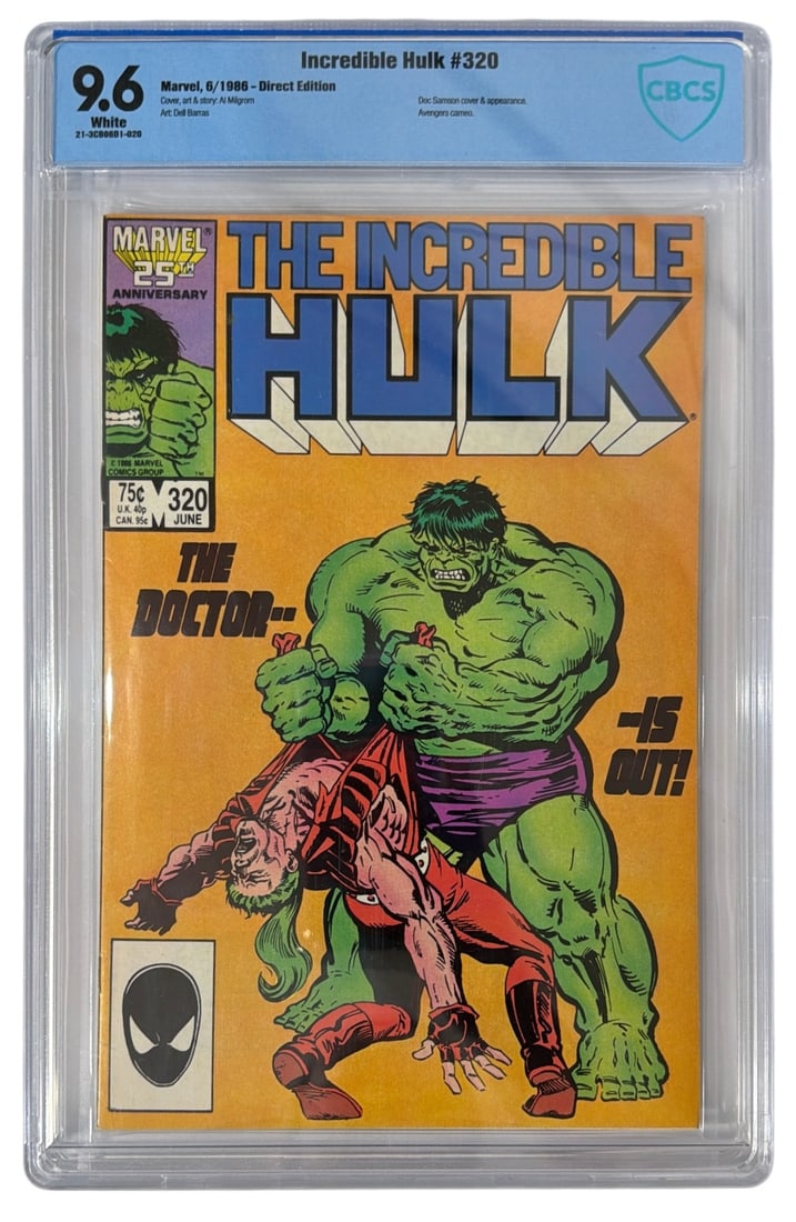 Marvels Incredible Hulk | No. 320 | Graded 9.6: Marvels Incredible Hulk | No. 320 | Graded 9.6