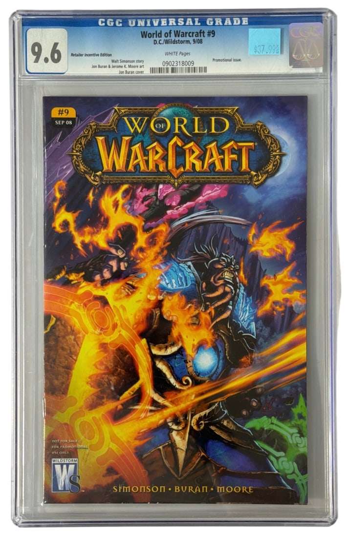 Wildstorm Comics World of Warcraft | No. 9 | Graded 9.6: Wildstorm Comics World of Warcraft | No. 9 | Graded 9.6