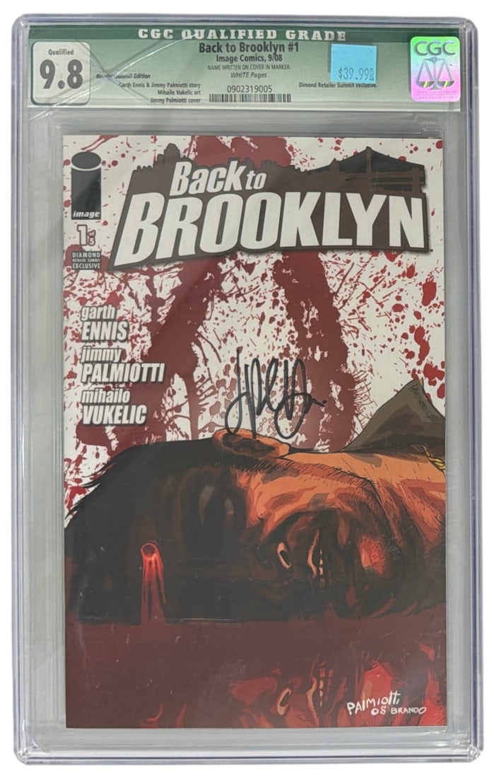 Signed Image Comics Back to Brooklyn | No. 1 | Graded 9.8: Signed Image Comics Back to Brooklyn | No. 1 | Graded 9.8