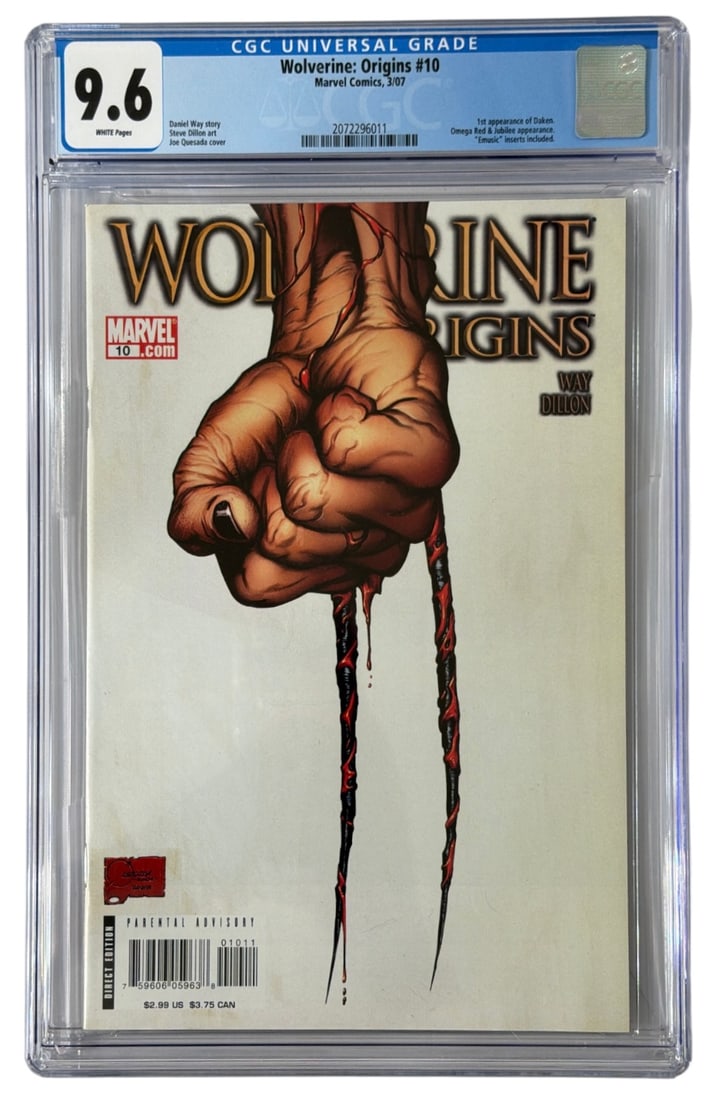Marvels Wolverine Origins | No. 10 | Graded 9.6 (1 of 2)
