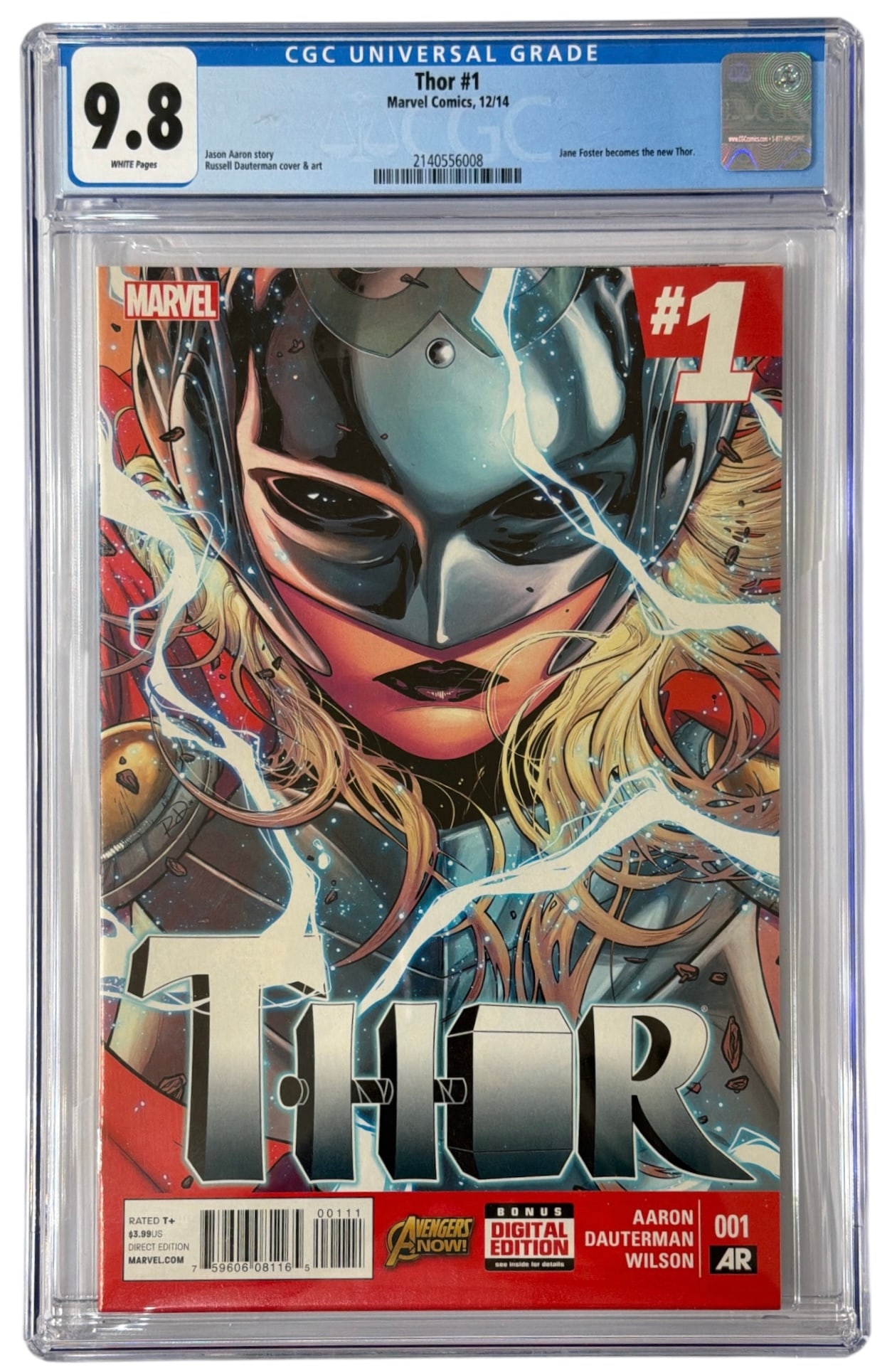 Marvels Thor | No. 1 | Graded 9.8: Marvels Thor | No. 1 | Graded 9.8