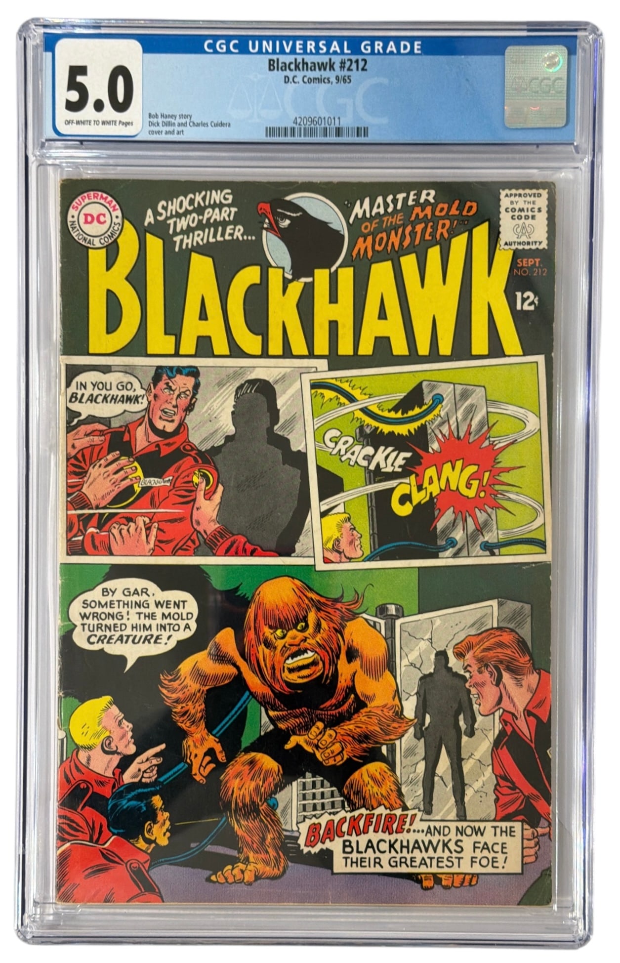 DC Comic Blackhawk | No. 212 | Graded 5.0: DC Comic Blackhawk | No. 212 | Graded 5.0