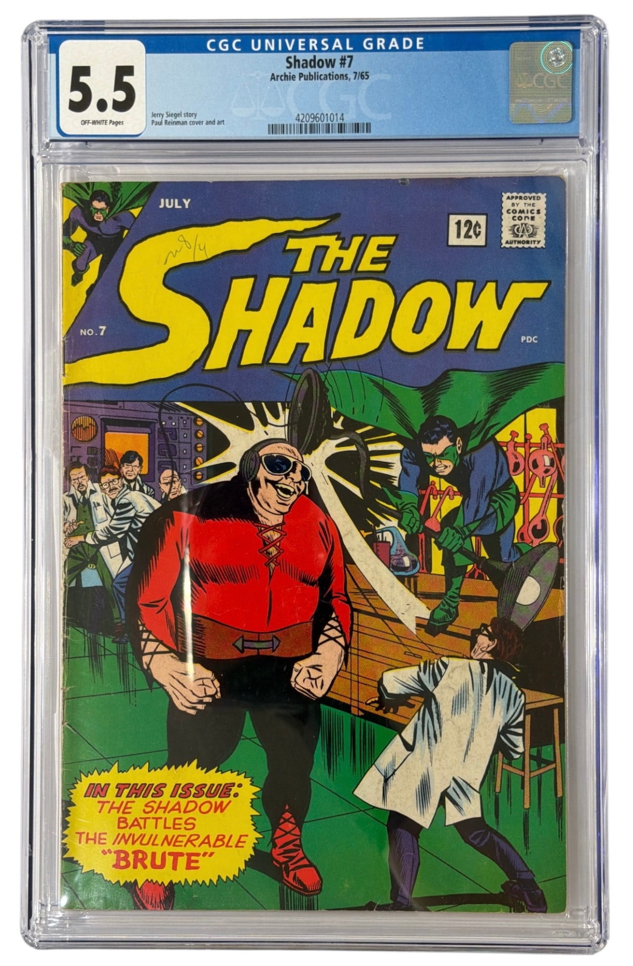 Archie Comics Shadow | No. 7 | Graded 5.5: Archie Comics Shadow | No. 7 | Graded 5.5