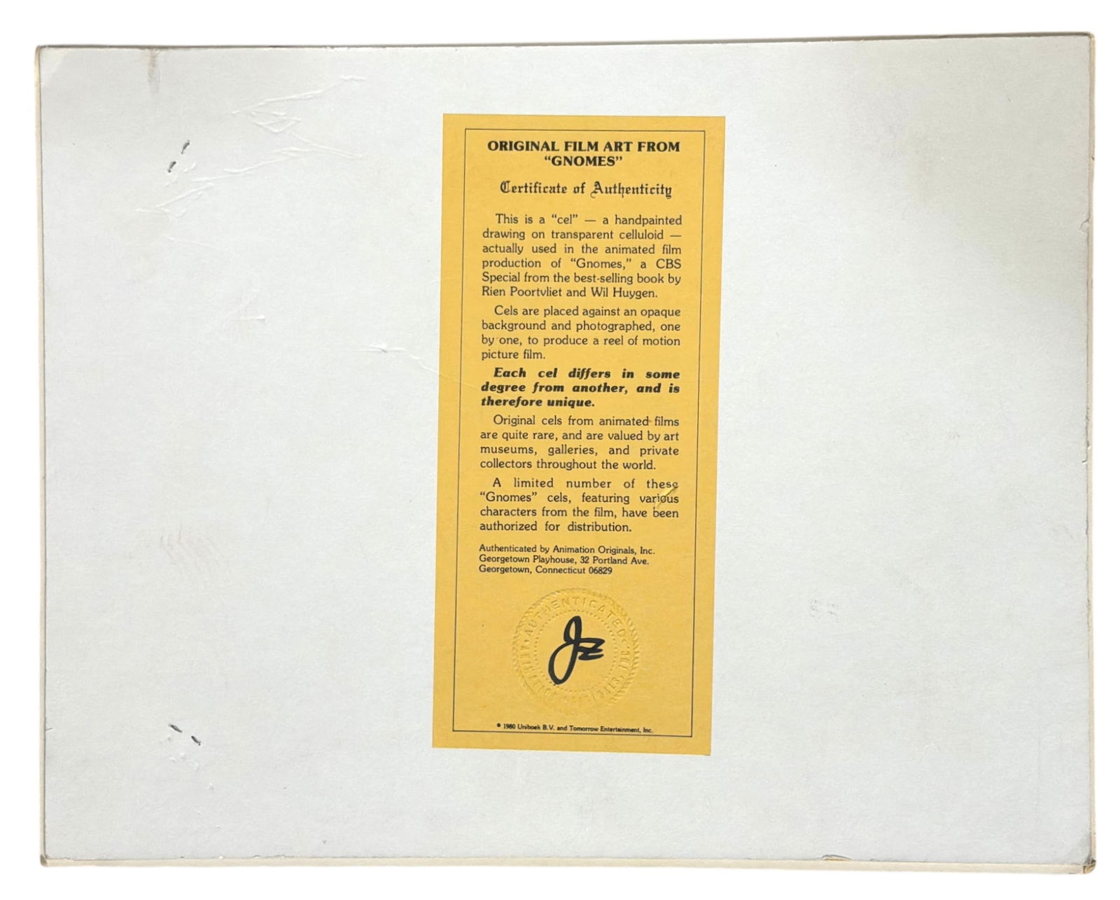 Animation Cel From Gnomes - 2