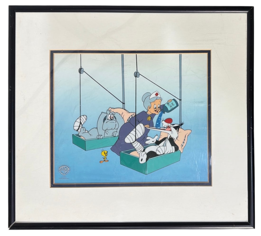 Drink Up Putty Tat Animation Cel | Hand Signed by Charles McKimson: Drink Up Putty Tat Animation Cel | Hand Signed by Charles McKimson