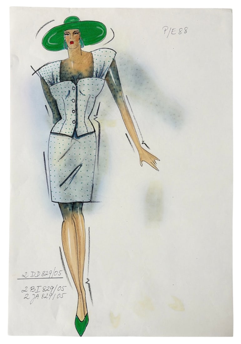 Designer Hand Drawn Artwork From Fashion Company Dior: Designer Hand Drawn Artwork From Fashion Company Dior