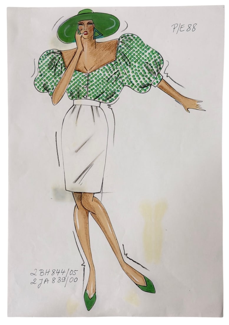 Designer Hand Drawn Artwork From Fashion Company Dior: Designer Hand Drawn Artwork From Fashion Company Dior
