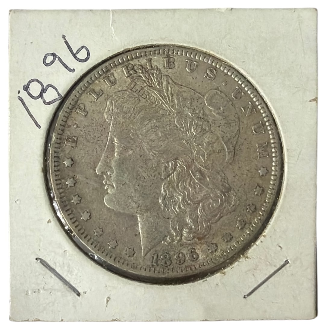 1896 Morgan Silver Dollar Coin (1 of 2)