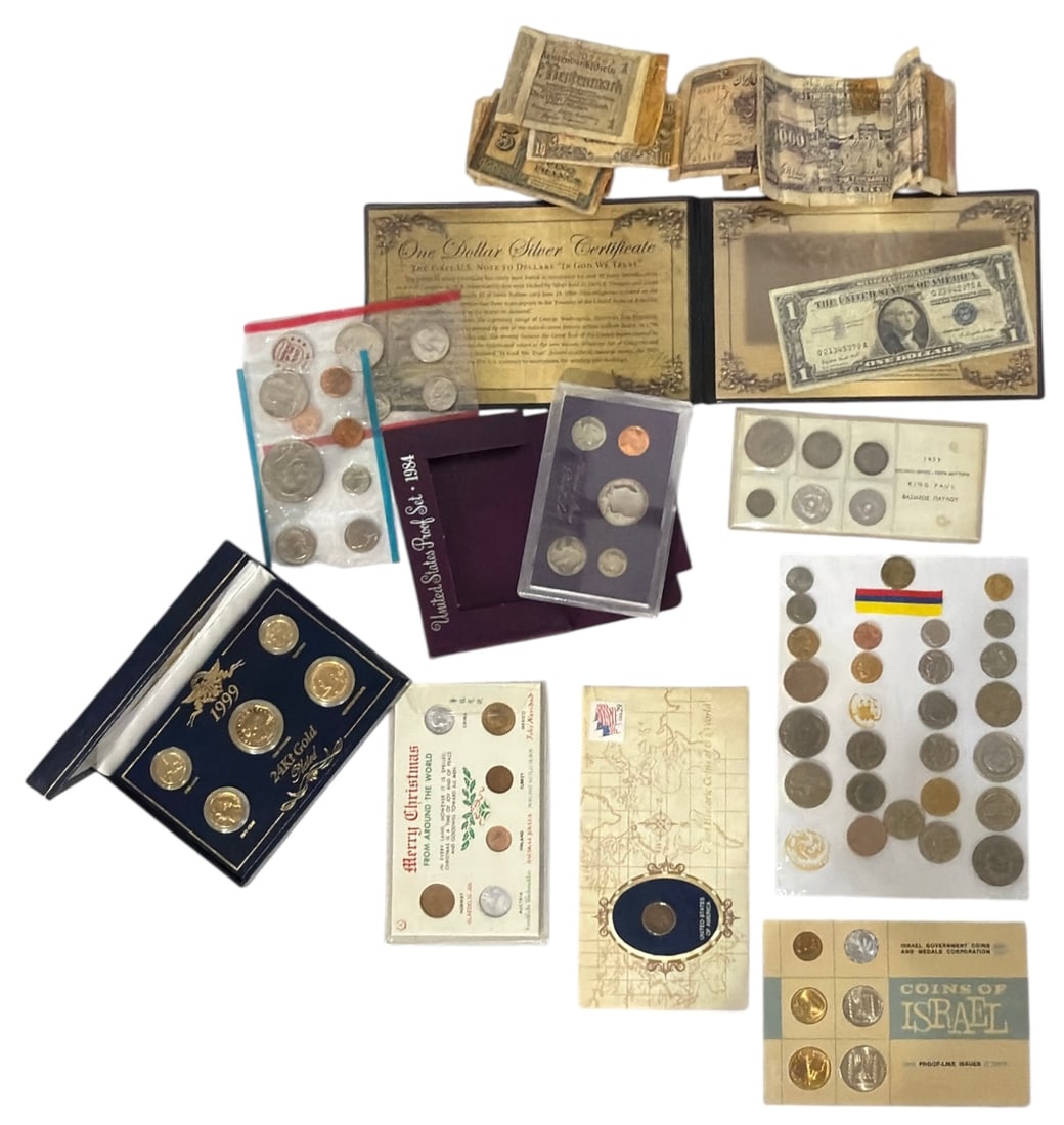 Currency and Coin Collection (1 of 1)