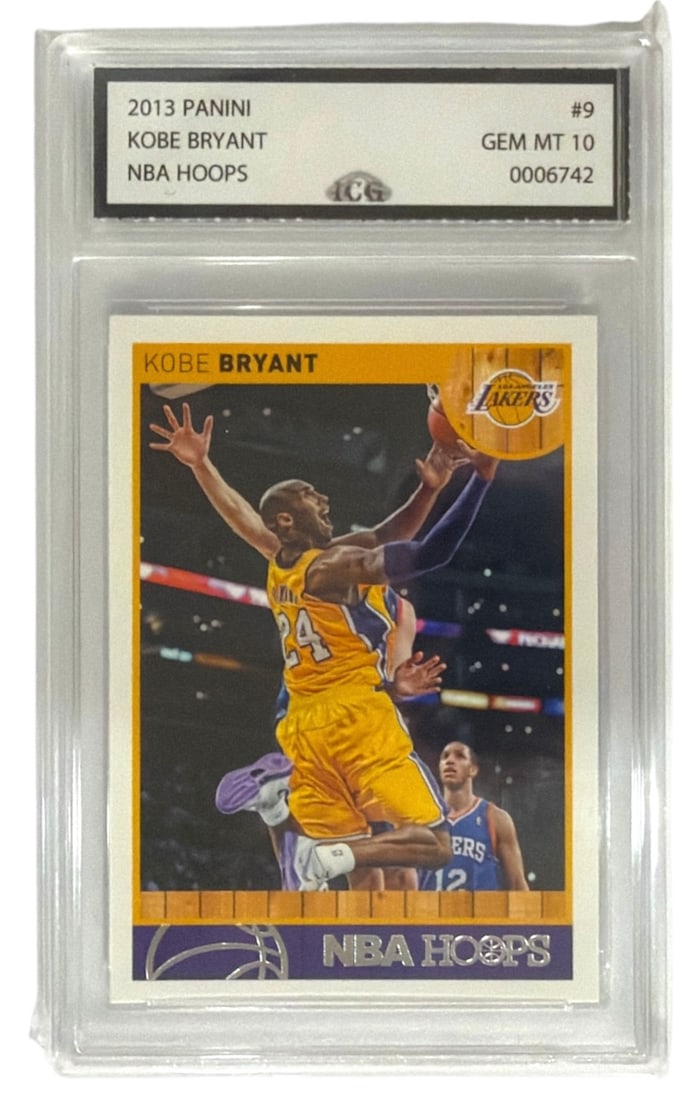 2013 Panini Kobe Bryant | NBA Hoops | No. 9 | Graded 10 (1 of 2)