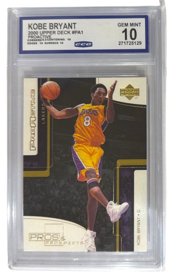 2000 Upper Deck Kobe Bryant | No. PA 1 | Graded 10 (1 of 2)