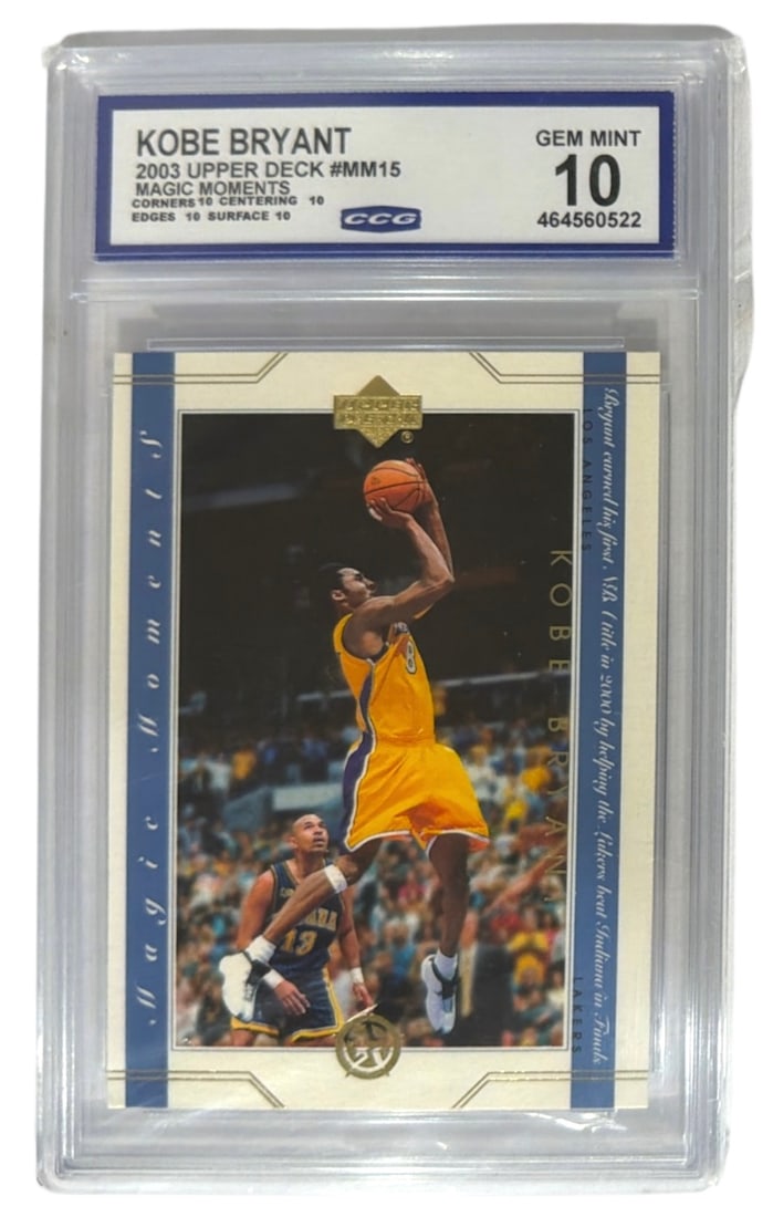 2003 Upper Deck Kobe Bryant | No. MM 15 | Graded 10 (1 of 2)